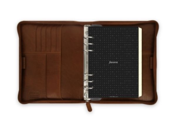 Immagine di 27-021693 - 27-ORGANISER LOCKWOOD A5 ZIP COGNAC