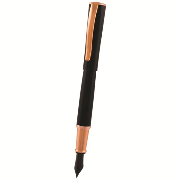 Immagine di J029860 - IMPRESSA STILOGRAFICA M NERO/ORO ROSA